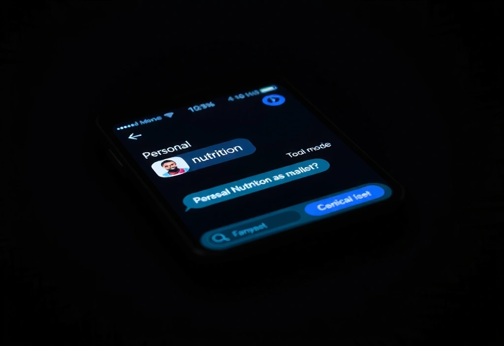 Persönliche Nachricht auf dem Smartphone
